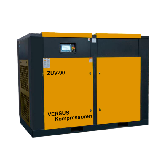 Винтовой компрессор ZUV – 90 8 бар прямой привод IP 54 D VERSUS Kompressoren